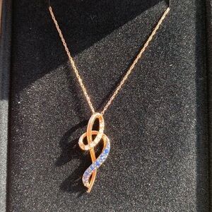 Le Vian Diamond and Sapphire necklace